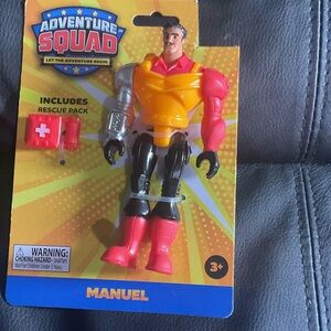 Adventure Squad Rescue Manuel Action Figure Toy New In Package Sealed